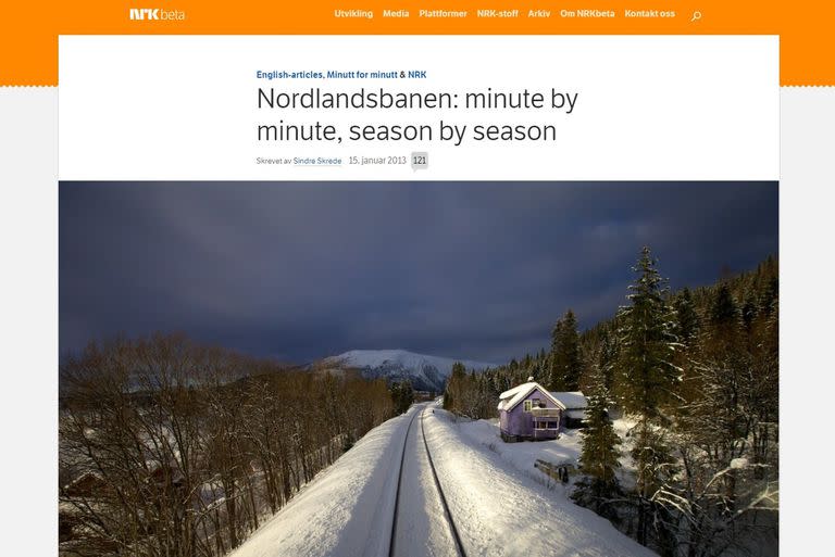 El sitio que celebra al ferrocarril nórdico