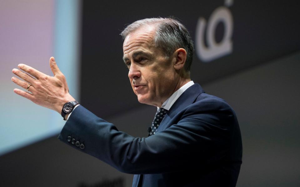 Mark Carney earlier this week said Brexit had hit economic growth by 2pc - PA