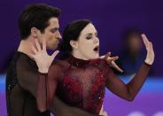 <p>Canada’s Tessa Virtue and partner Scott Moir have just won their second gold and fourth overall Olympic medal together. Although PyeongChang looks set to be Tessa’s final Olympic Games, she will exit the ice as one half of the most decorated Canadian ice dance team of all time. (AP) </p>