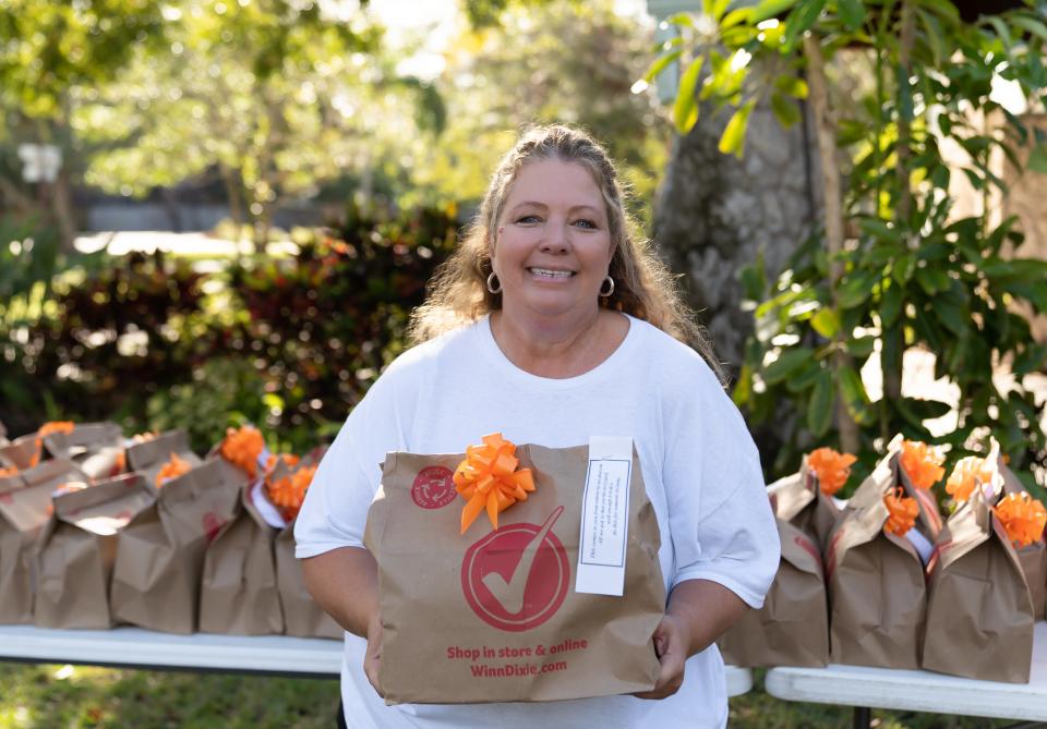 Michele Tanner has organized Tanner's Turkeys for 12 years, feeding a total of 3,300 families.