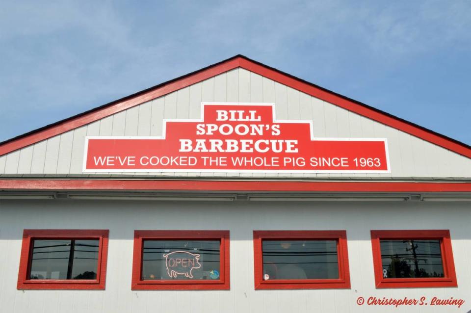 Bill Spoon’s BBQ was a staple of South Boulevard in Charlotte.