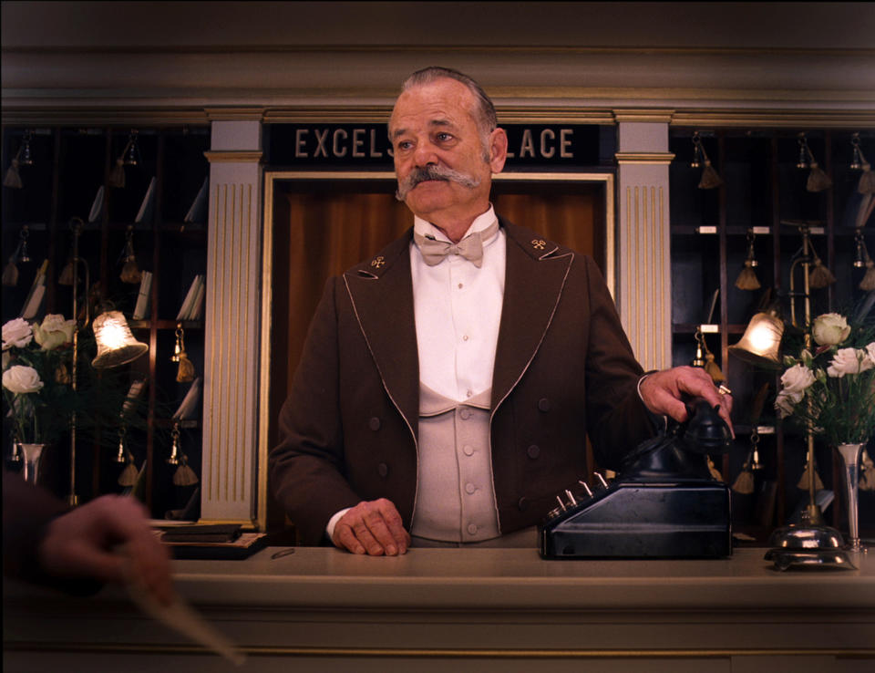 This image released by Fox Searchlight shows Bill Murray in a scene from "The Grand Budapest Hotel." (AP Photo/Fox Searchlight)