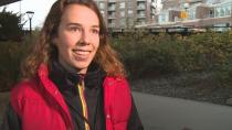 Students build giant blanket fort, music stage beneath Cambie Street Bridge