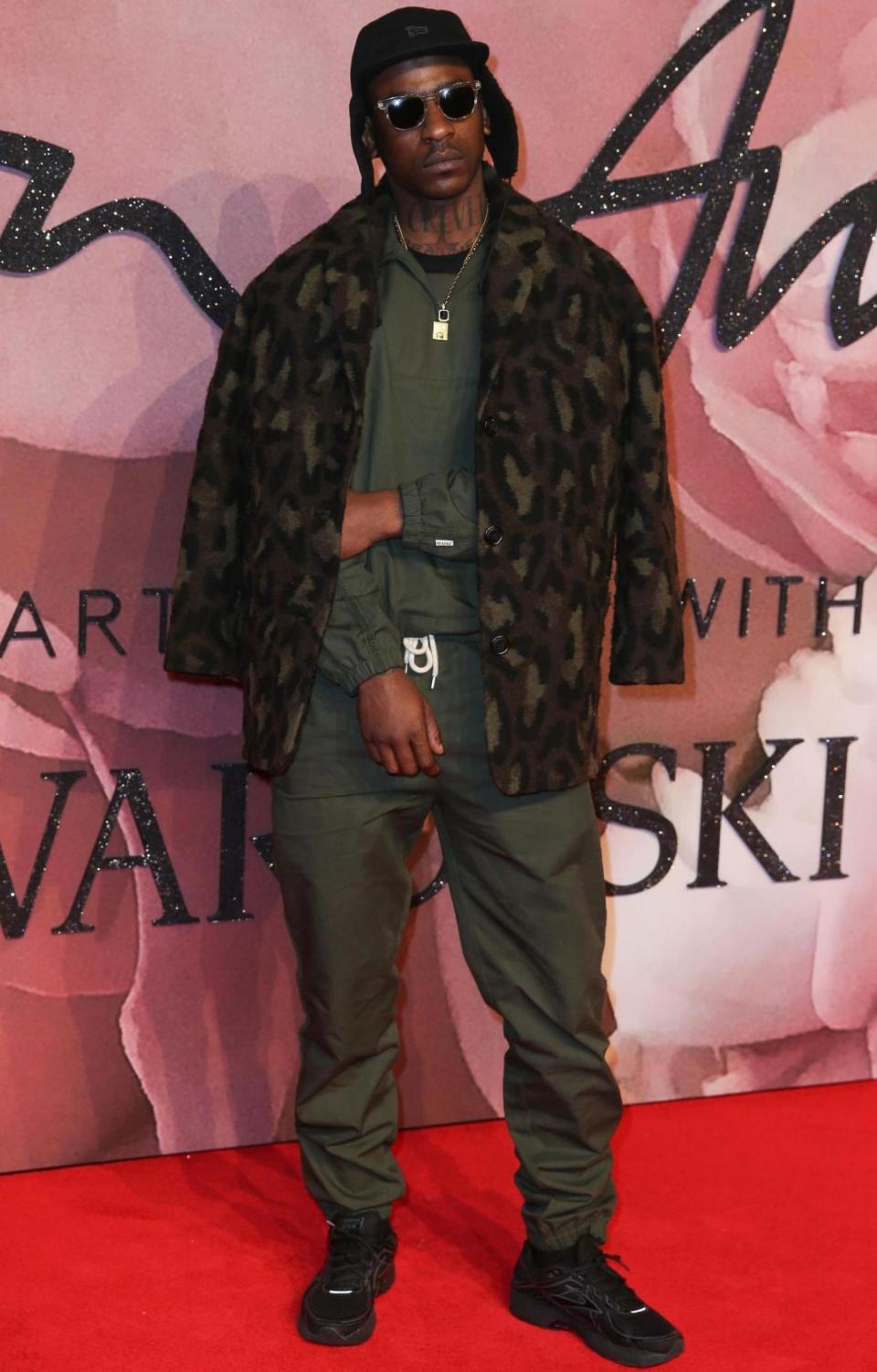 Skepta at the 2016 British Fashion Awards