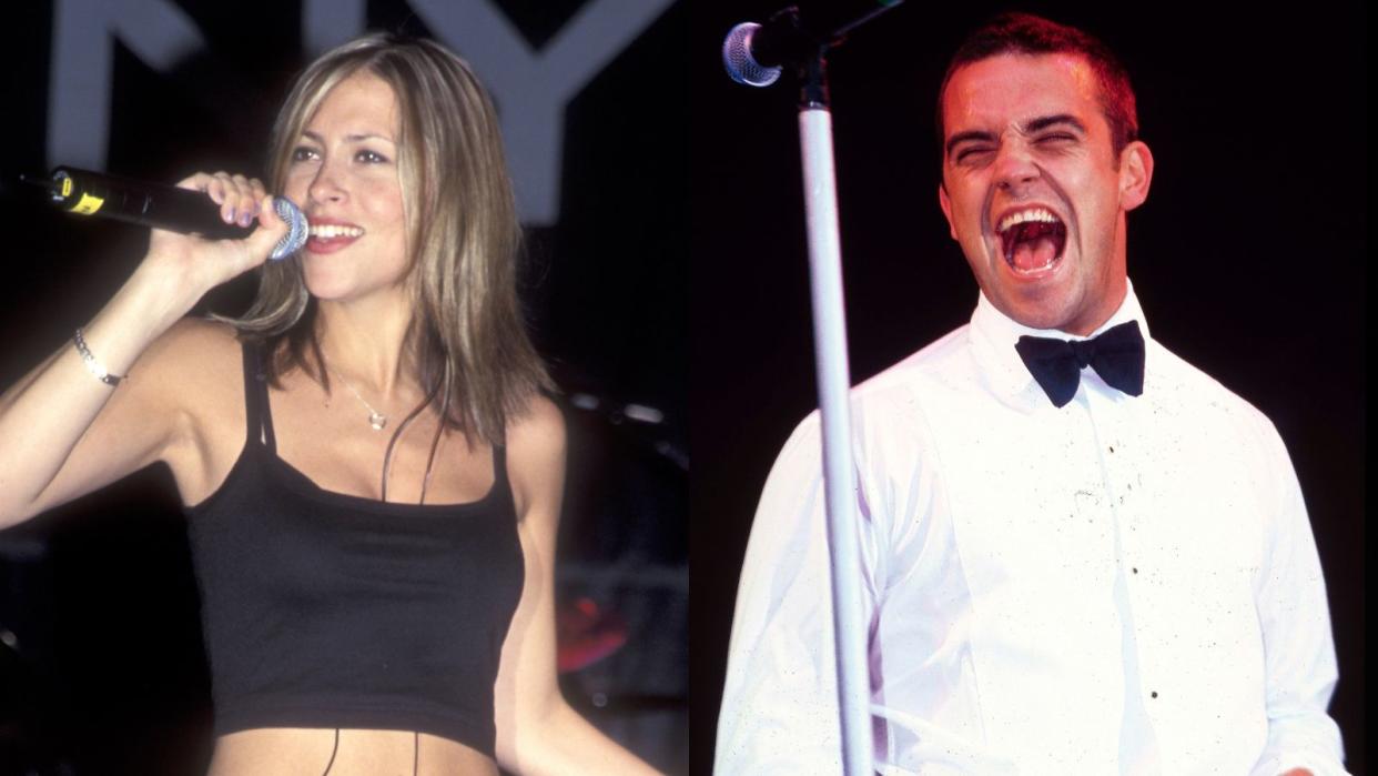  Robbie Williams and Nicole Appleton. 