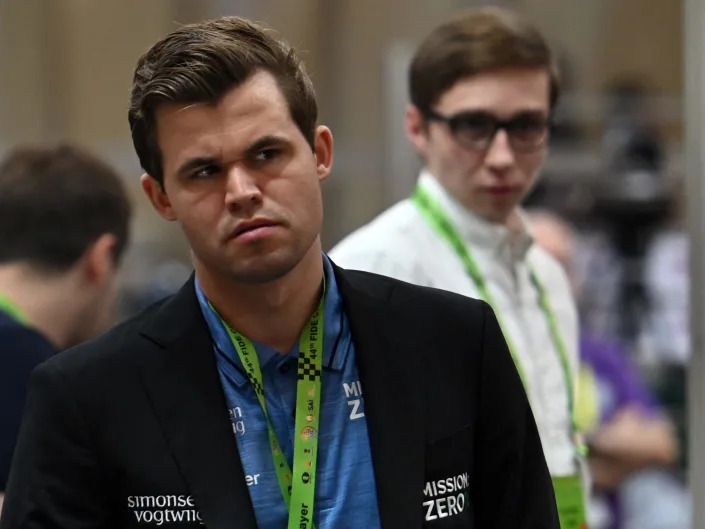 Magnus Carlsen in 2022.