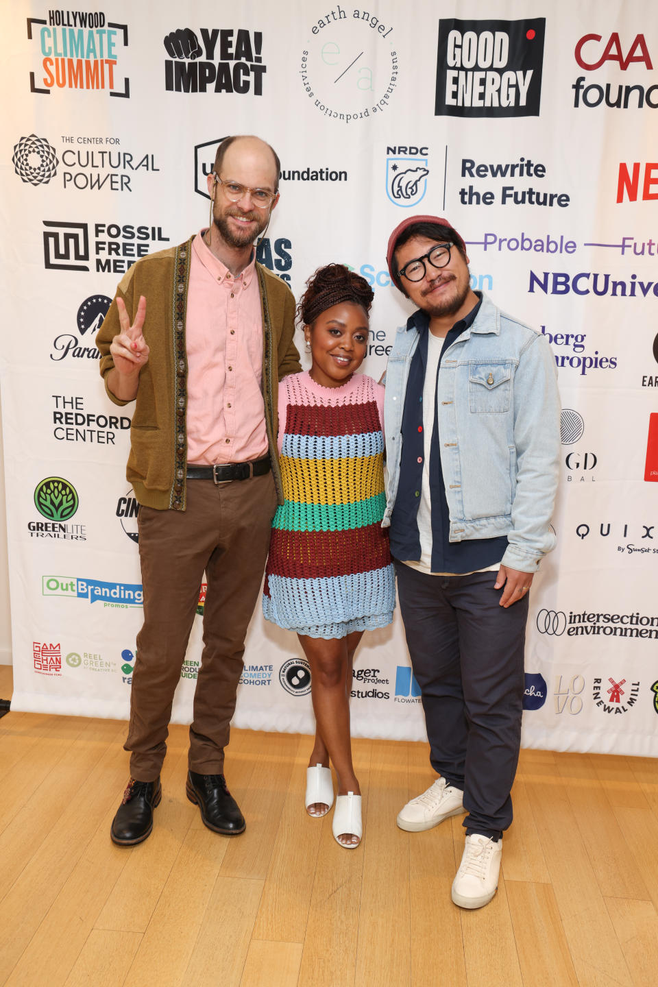 Daniel Scheinert, Quinta Brunson and Daniel Kwan