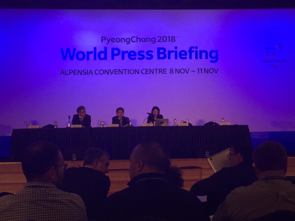 PyeongChang 2018 World Press Briefing