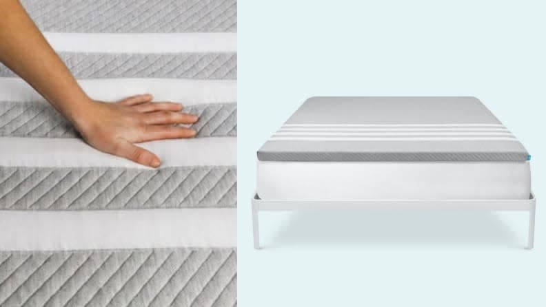 The Leesa mattress topper breathes new life into any old mattress.