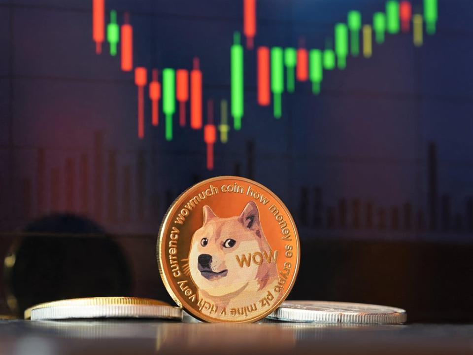 Dogecoin returned to the top 10 most valuable cryptocurrencies on 26 April, 2022, after a price rise following Elon Musk’s takeover of Twitter (Getty Images)