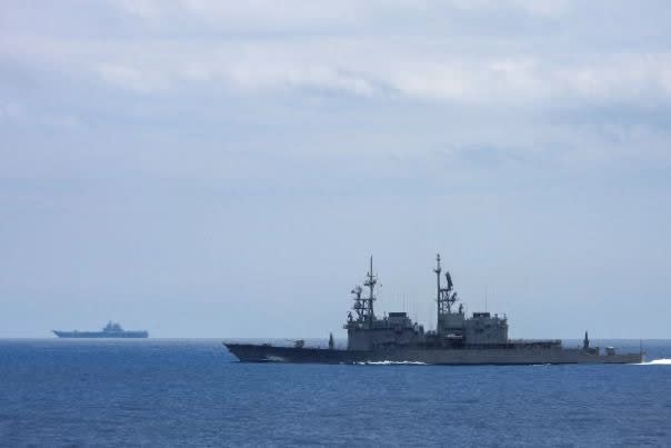 艦隊直逼關島 山東艦與陸21艘主力艦會師菲律賓海