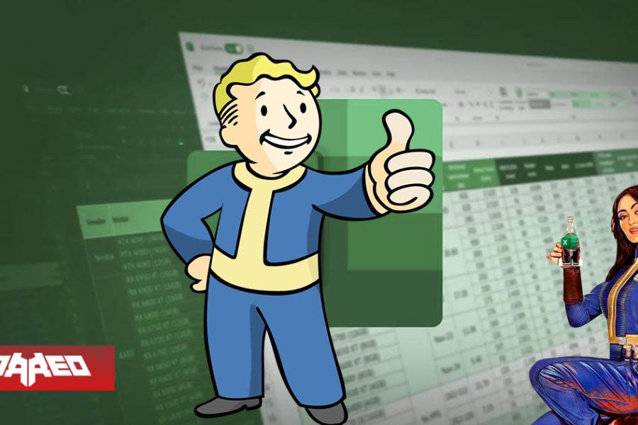 Descarga GRATIS la versión para Microsoft Excel de Fallout con mecánica de combate basadas en D&D y progresión del personajes como en los videojuegos actuales