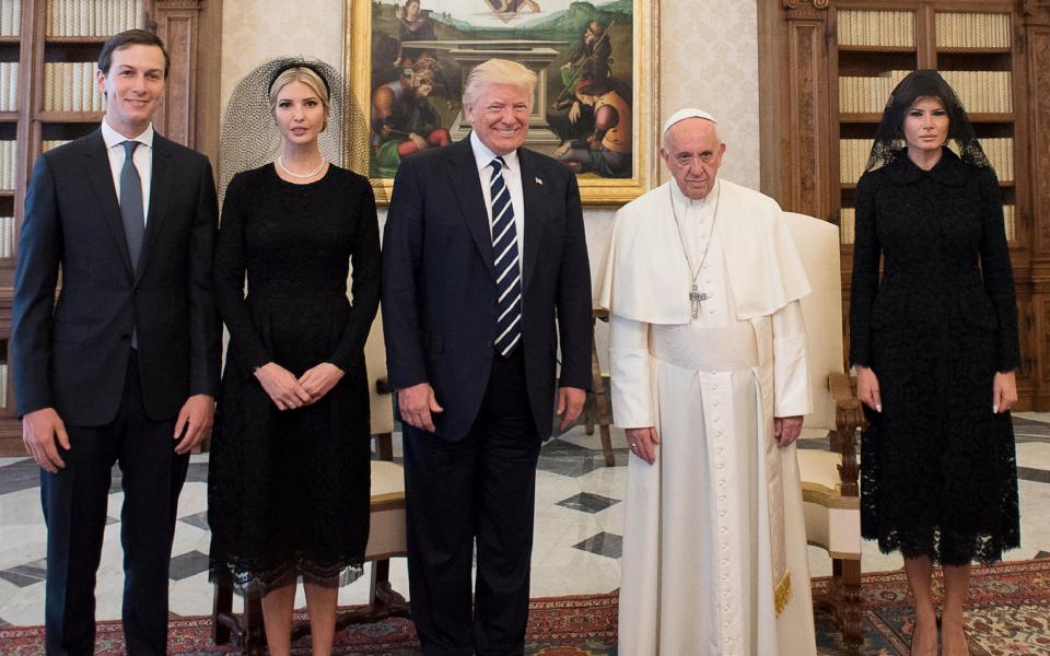 It was the US President's first meeting with Pope Francis, after the pair clashed last year over Mr Trump's plans for a wall along the US-Mexico border. - Credit: Reuters