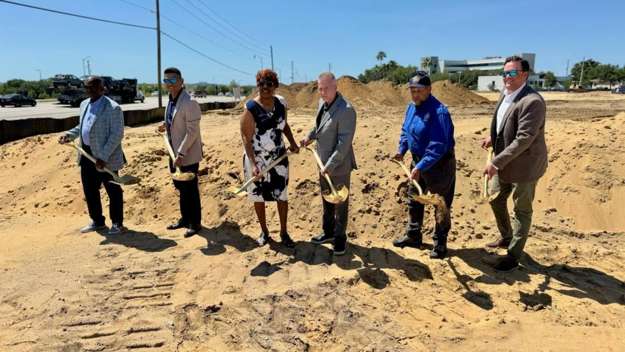 Haines City officials and city staff hosted a ground breaking for a new Miller's Ale House off U.S. Highway 27 on Tuesday.