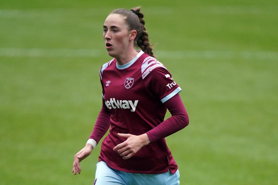 West Ham’s Lucy Parker has questioned when her side will play at the London Stadium (Adam Davy/PA) (PA Wire)