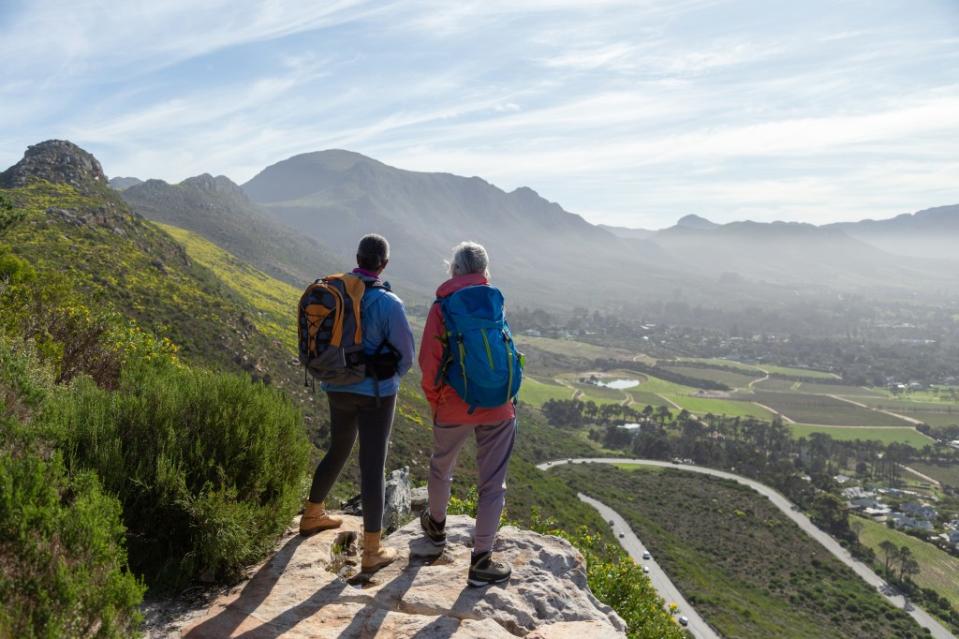 Hiking via Getty Images/<br>Alistair Berg