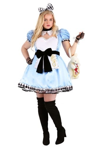 <p><a href="https://go.redirectingat.com?id=74968X1596630&url=https%3A%2F%2Fwww.halloweencostumes.com%2Fplus-size-womens-alluring-alice-costume.html%3Fmpid%3D253439%26gclid%3DCjwKCAjwp9qZBhBkEiwAsYFsbwFNK7TOIMJ-DSi8VJup0g969igUBHDLNFTeBjefcLWCkrFONtEs_BoCptQQAvD_BwE&sref=https%3A%2F%2Fwww.womenshealthmag.com%2Flife%2Fg33501420%2Fplus-size-halloween-costumes%2F" rel="nofollow noopener" target="_blank" data-ylk="slk:Shop Now;elm:context_link;itc:0;sec:content-canvas" class="link ">Shop Now</a></p><p>Alice In Wonderland</p><p>halloweencostumes.com</p><p>$49.99</p>