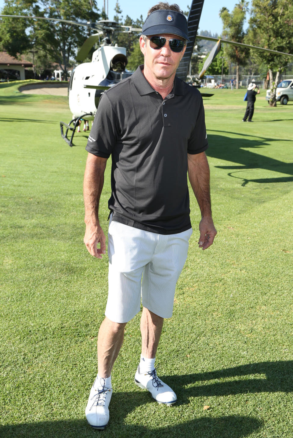 Photo by: GP/STAR MAX/IPx
5/31/14
Dennis Quaid at the Los Angeles Police Memorial Foundation Celebrity Golf Tournament & Family Fun Day. 
(Hollywood, CA)