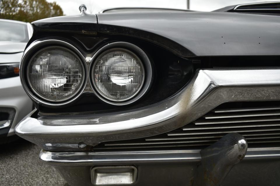 The Thurmans' 1964 Ford Thunderbird, close up.