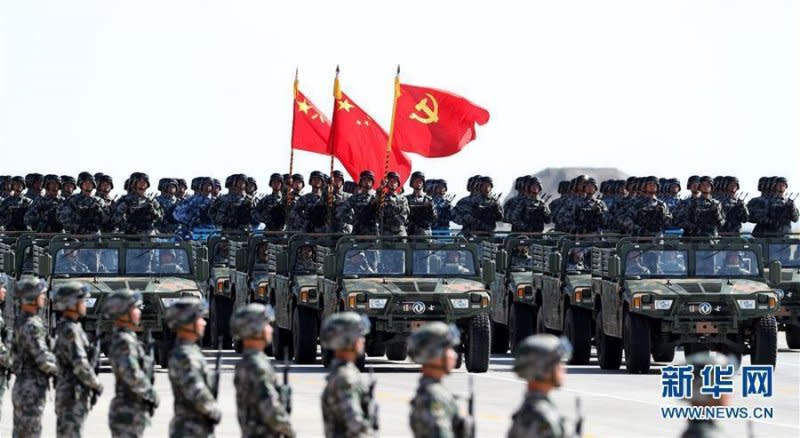 中國人民解放軍慶祝建軍90周年大閱兵（取自網路）