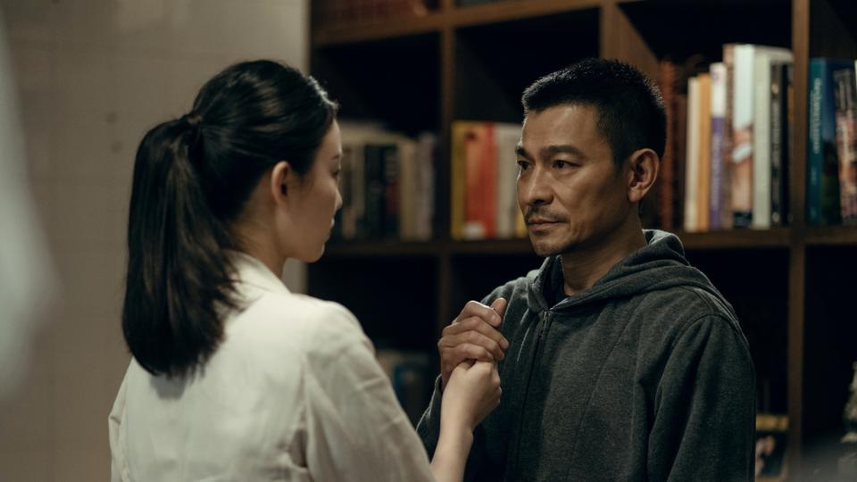 In Shock Wave 2, former bomb disposal officer Poon Shing-fung (Andy Lau) enlists the help of his former comrade, Tung Cheuk-man (Sean Lau), and his ex-girlfriend Pong Ling (Ni Ni) to thwart a terrorist attack in Hong Kong.