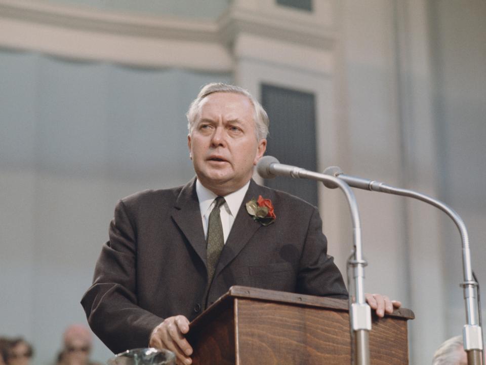 prime minister harold wilson