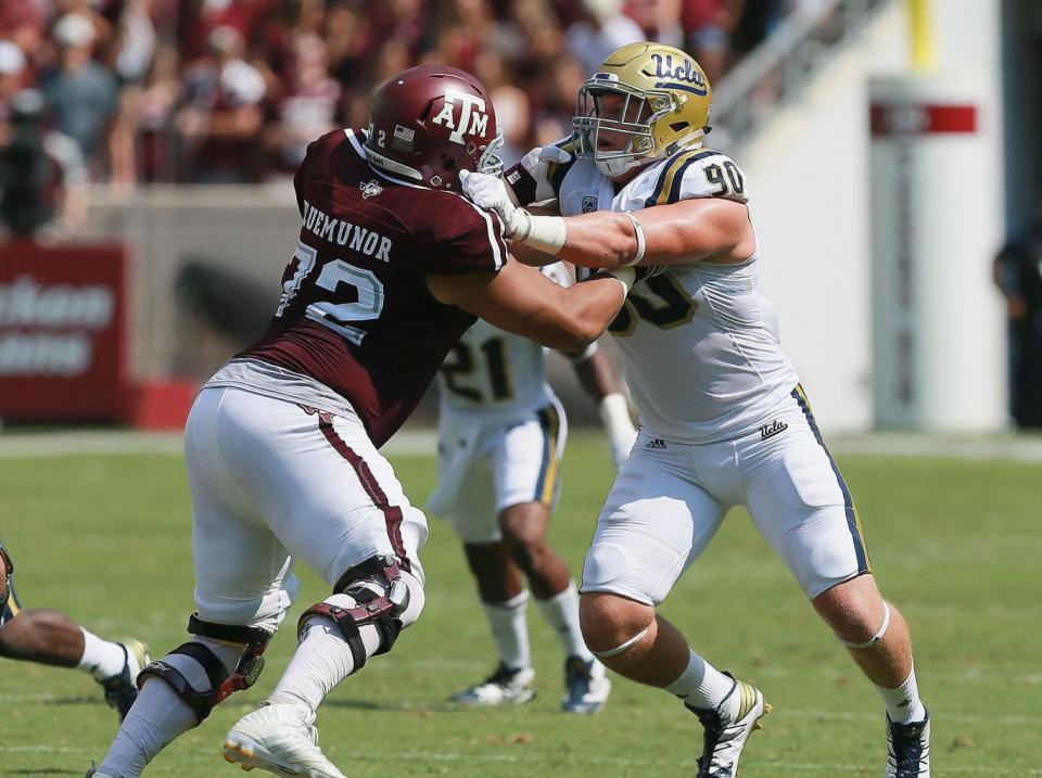 Eluemunor was drafted out of Texas A&M in the fifth round of this year's draft (Getty)