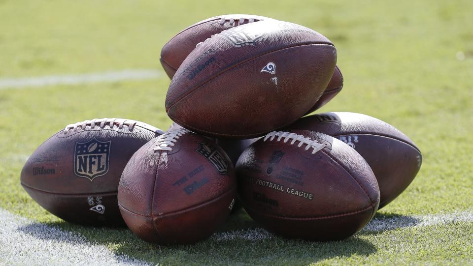 NFL footballs (Getty Images)