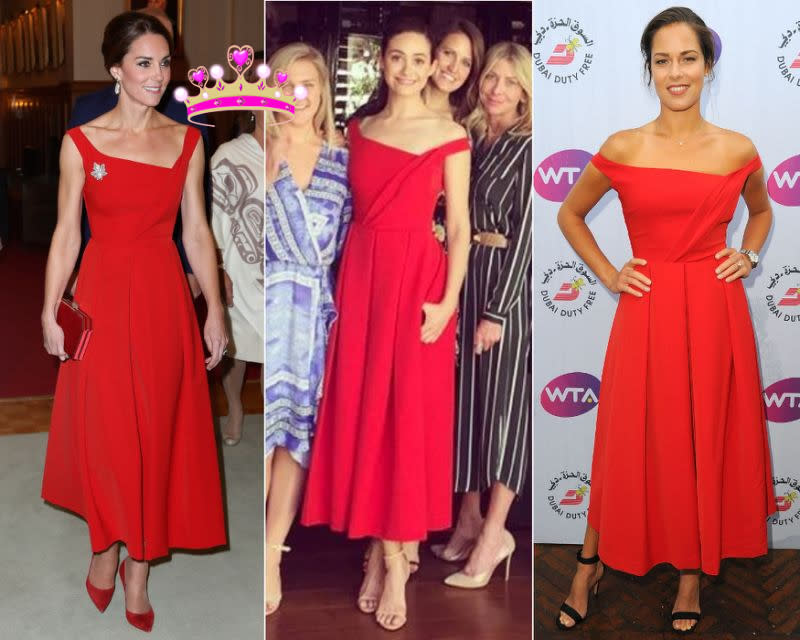 Herzogin Kate vs. Emmy Rossum vs. Ana Ivanovic