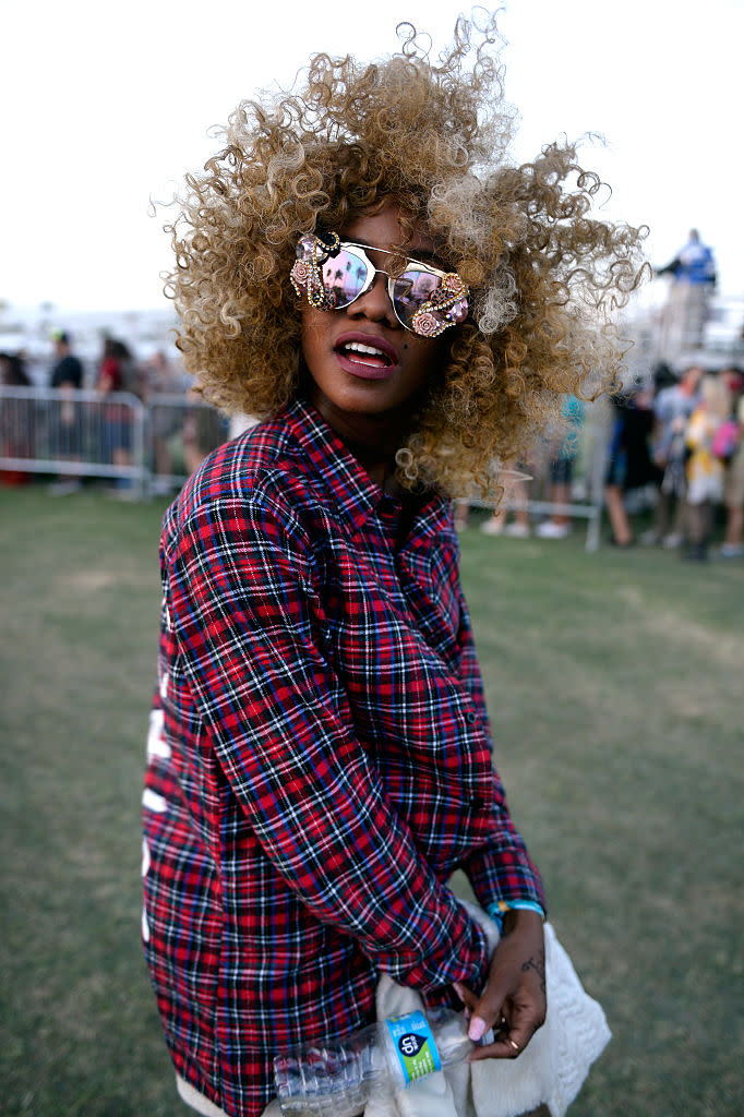 Curls and cool sunnies