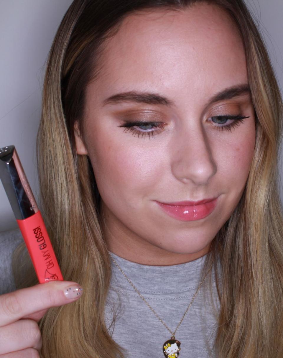 Rimmel London Oh My Gloss Oil Tint in Contemporary Coral, £4.35