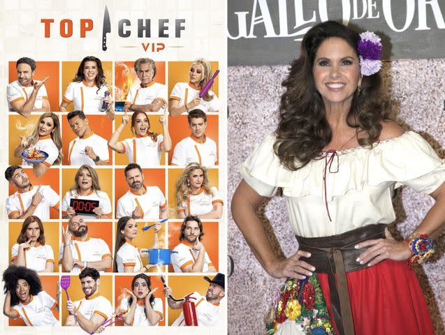 <p>Telemundo; Mezcalent</p> Concursantes Top Chef VIP 3; Lucero, protagonista El gallo de oro