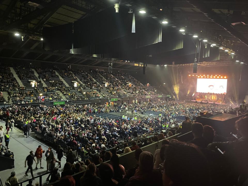 The view from inside the "Critical Role" live show arena.