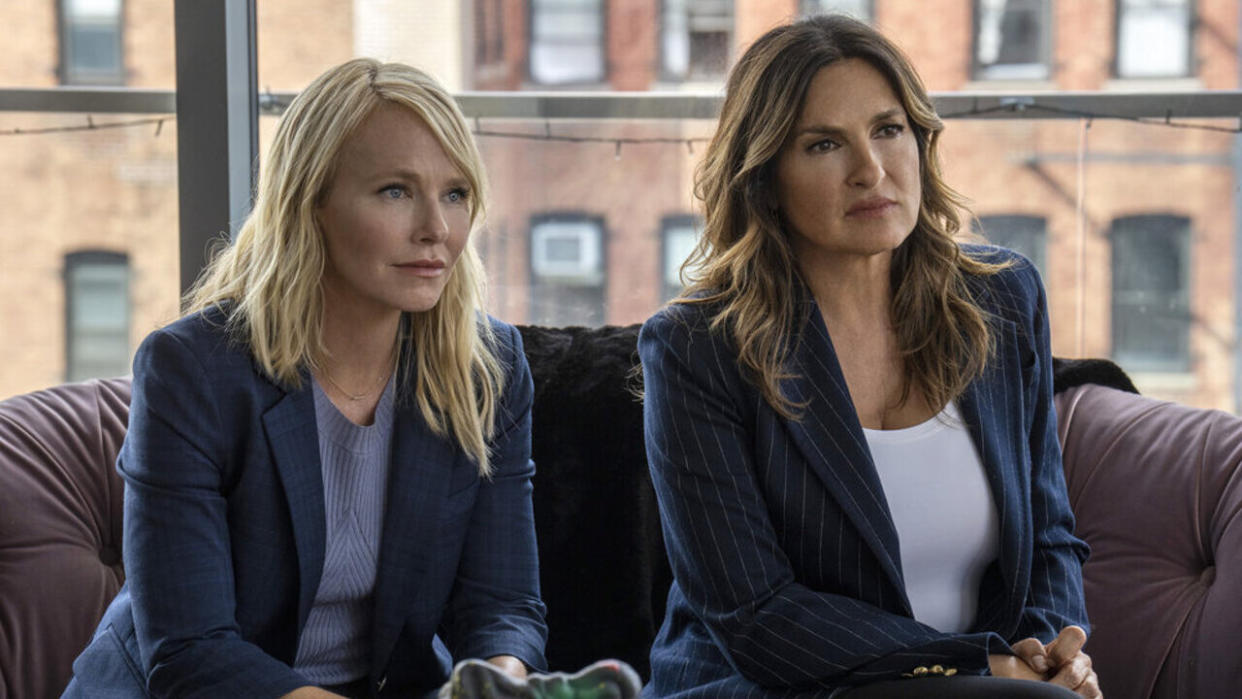  Rollins and Benson in Law and Order: SVU Season 22. 