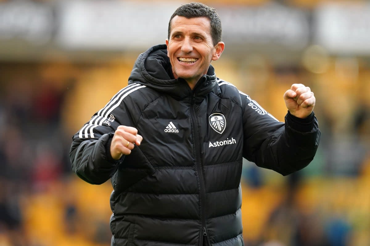 Javi Gracia’s Leeds climbed out of the bottom three with victory at Wolves before the international break (Nick Potts/PA) (PA Wire)