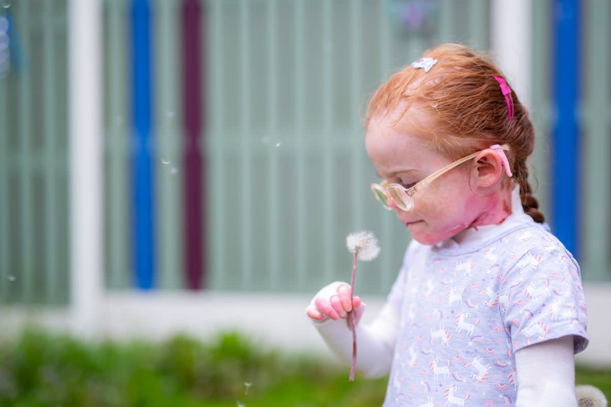 Maria Maciukas starts in a mainstream primary school this week (Richard Sheehy/PA)