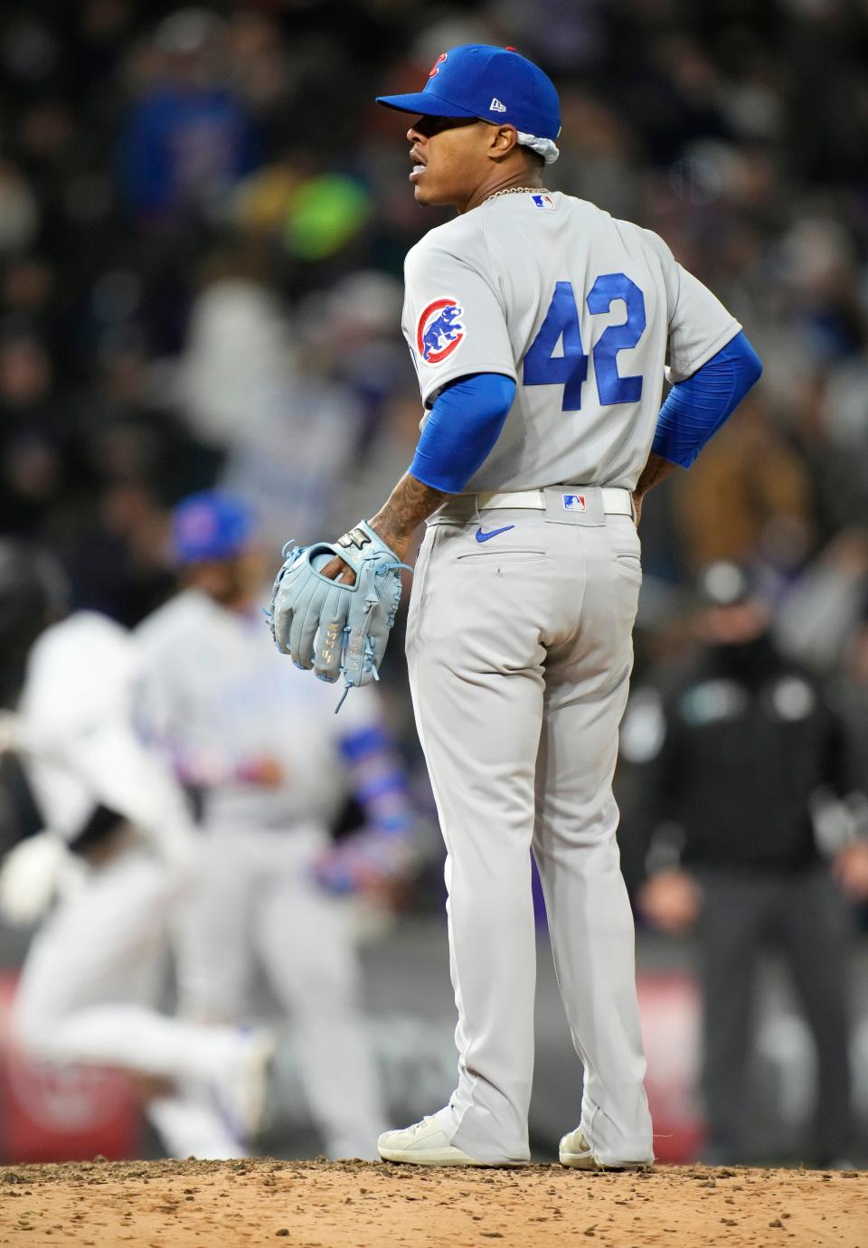 All-Star Marcus Stroman struggled in his rehab outing with the Iowa Cubs Sunday.