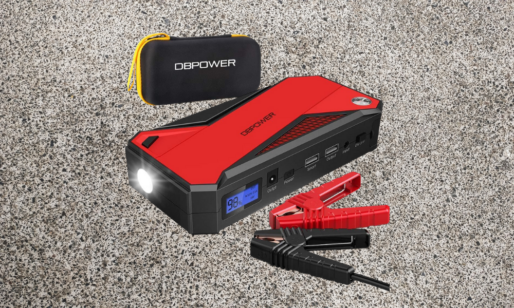 Bring your car back to life with this portable jump starter. (Photo: Amazon)