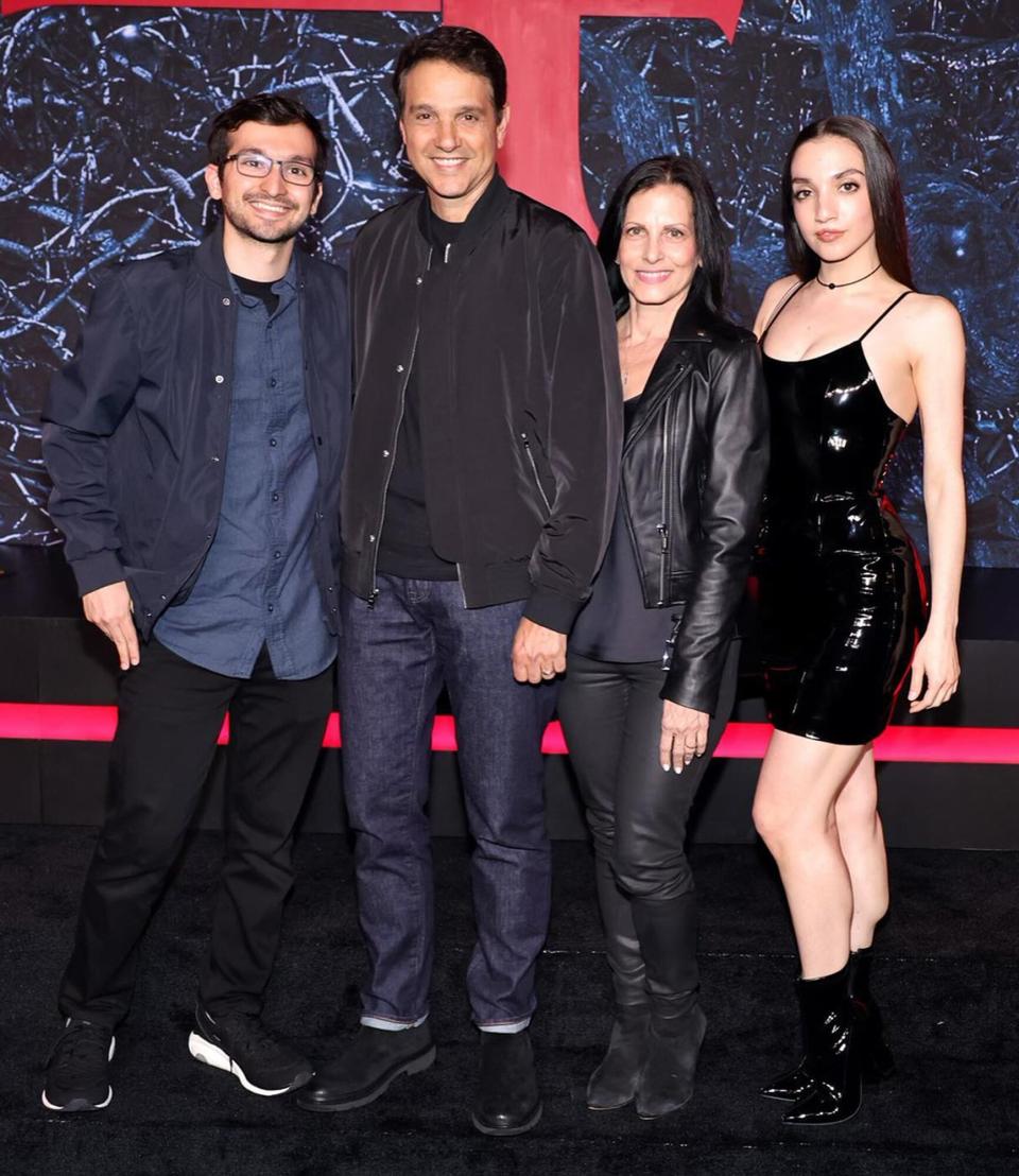 Ralph Macchio and Phyllis Fierro with their kids