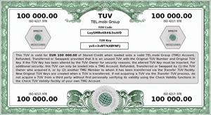 Examples of Tel.mobi Group’s TUVs in relation to a variety of currencies - CHF, EUR, GBP and USD’