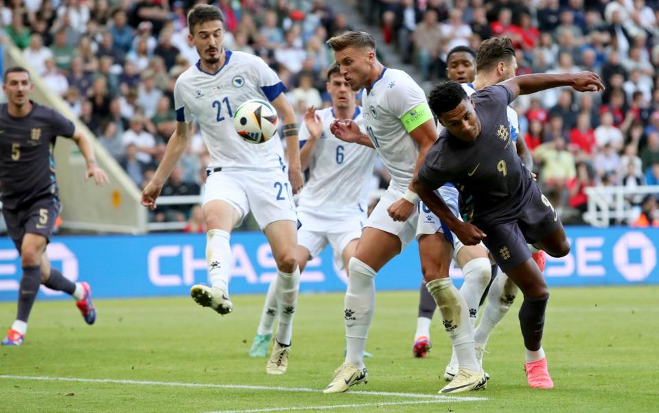 Ollie Watkins fails to find the back of the net against Bosnia