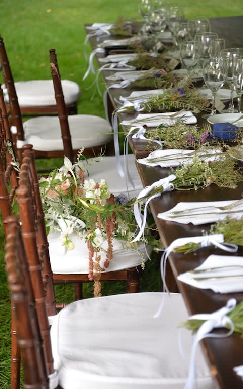 cora hilts sustainable wedding