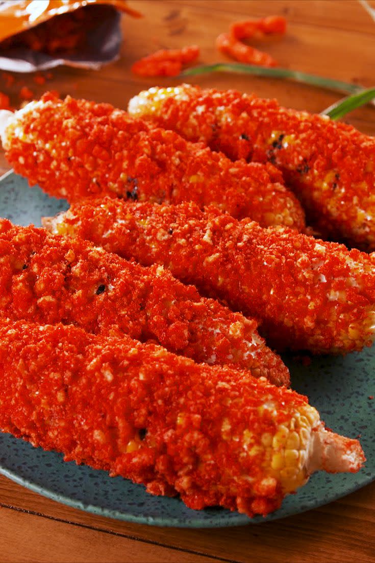 Flamin' Hot Corn On The Cob