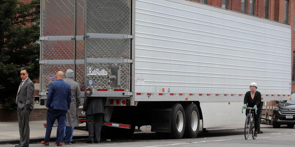 brooklyn freezer trucks coronavirus new york