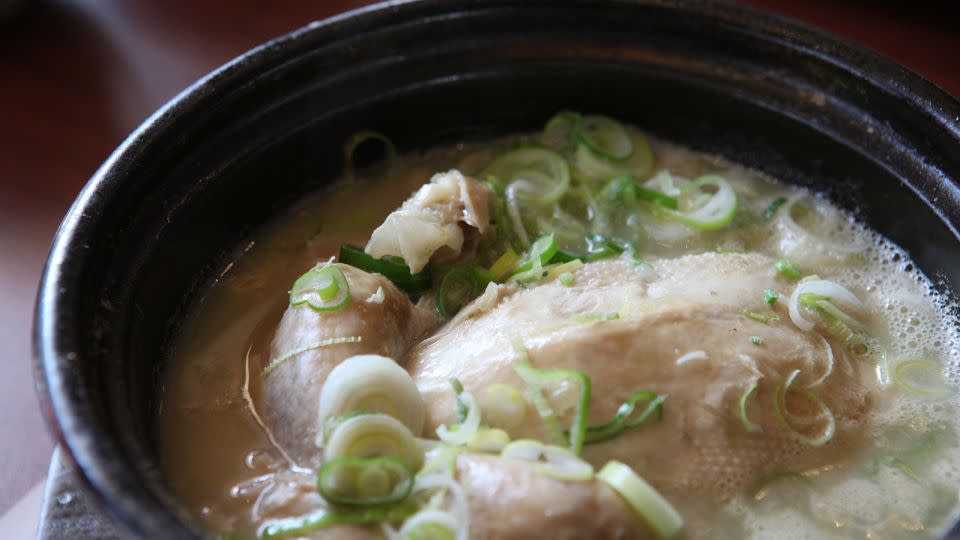 Samgyetang - Korean ginseng chicken soup. - courtesy Korean Tourism Organization