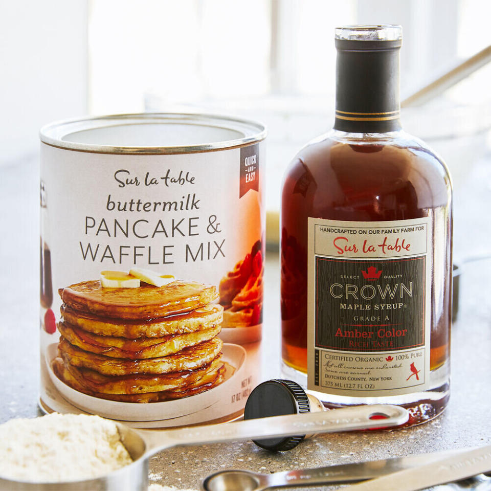 Help ease the mental load of party hosting by taking care of breakfast the next morning. Beyond a trip to your local bagel shop, check out <a href="https://fave.co/2rBb26H" target="_blank" rel="noopener noreferrer">this pancake mix from Sur La Table</a>, or snag it in <a href="https://fave.co/2LK8ZUN" target="_blank" rel="noopener noreferrer">apple cinnamon</a>&nbsp;or <a href="https://fave.co/2LL3qp8" target="_blank" rel="noopener noreferrer">blueberry lemon</a>.