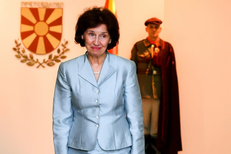 North Macedonia's new president Gordana Siljanovska Davkova (Robert ATANASOVSKI)
