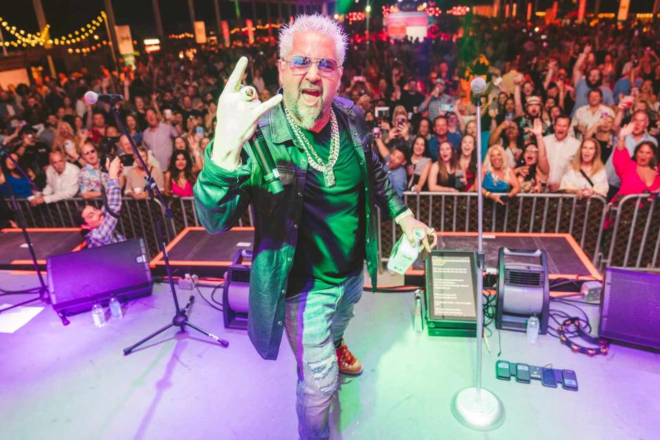 <p>World Red Eye</p> Guy Fieri at SOBEWFF 2023