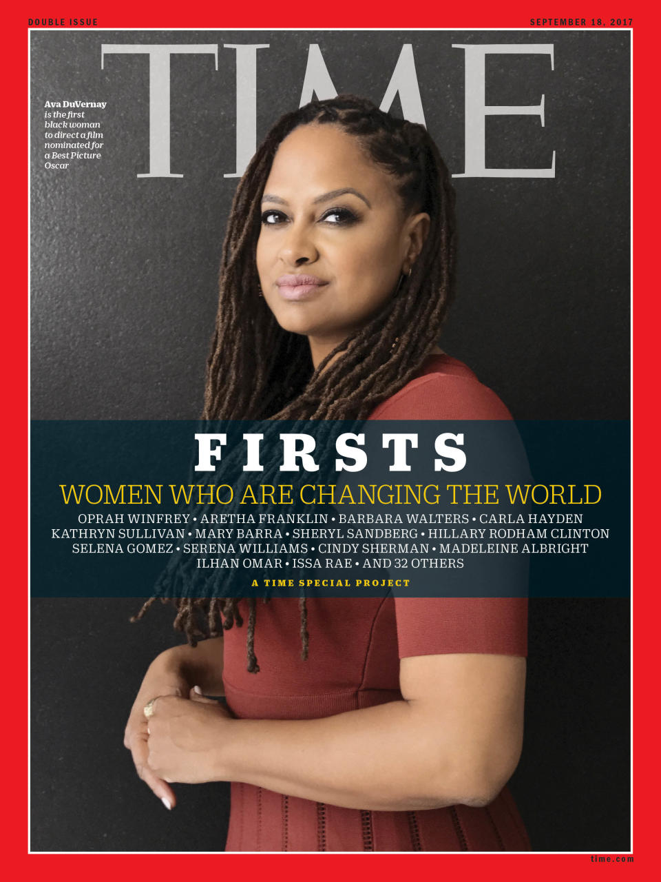 DuVernay is the first black woman to&nbsp;direct a film nominated for an Academy Award for Best Picture.&nbsp;