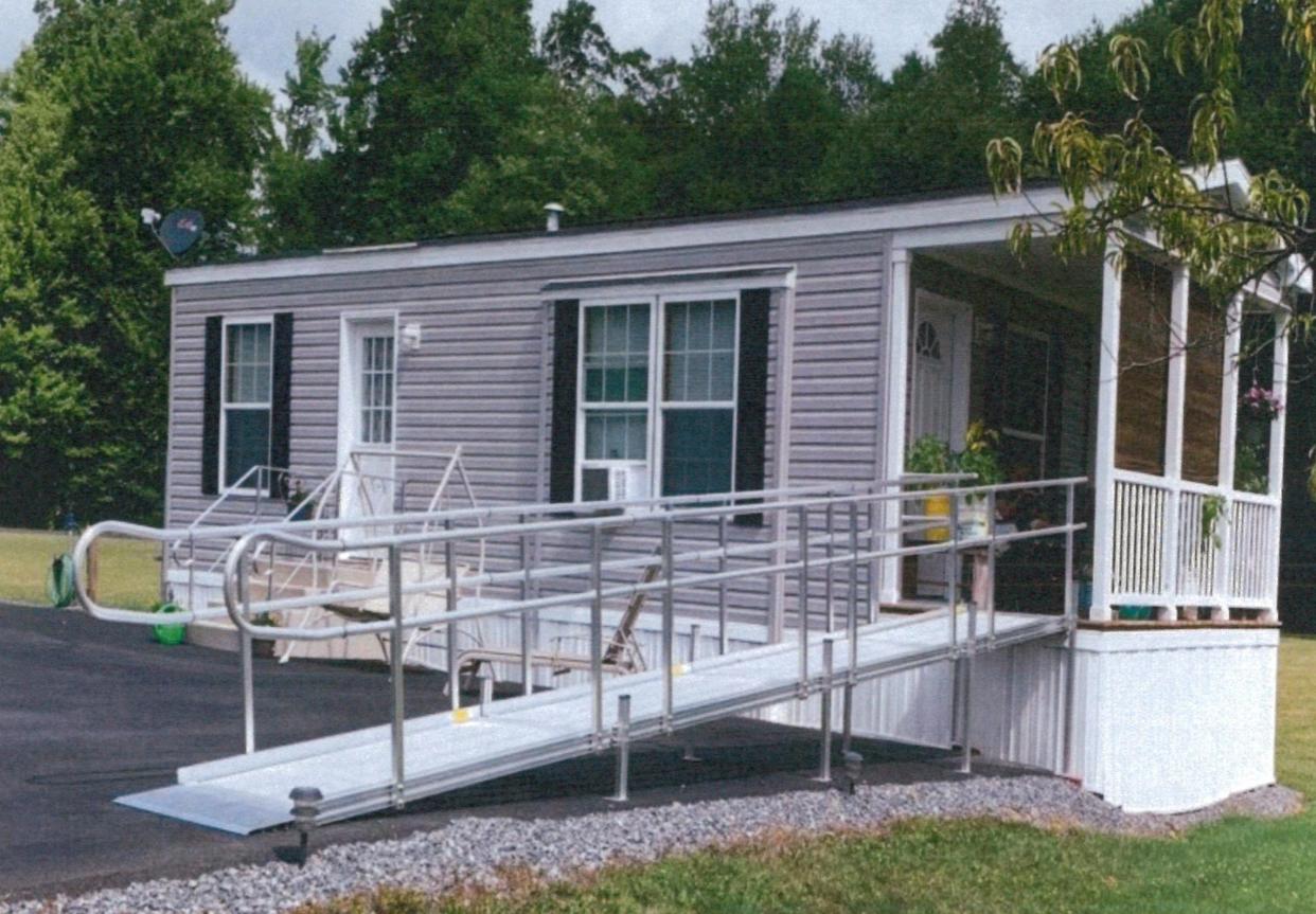 The Elder Cottage Housing Opportunity (ECHO) program, allows county aging offices to build small, temporary cottages to house senior citizens. An example of an ECHO structure is shown.